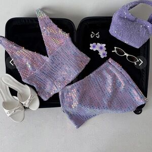 Princess Polly NEVER WORN Headliner Shimmer Set